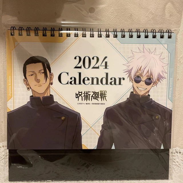 CALENDARIO JUJUTSU KAISEN 2024 Satoru Gojo Natsu Yuketsu EUR 52,61