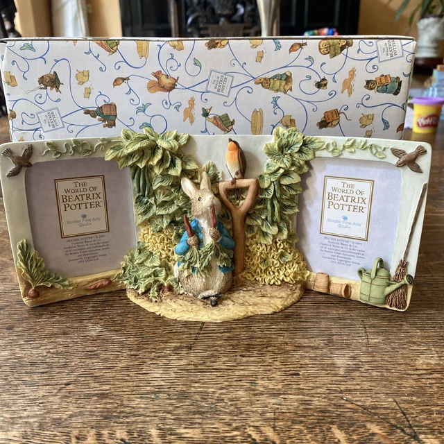 Soprammobile Peter Coniglio Di Beatrix Potter - Lettera I In Resina Dipinta A Mano - Per Nursery E Regali - Foto 2