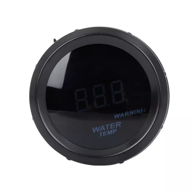 Voiture 2" 52mm Digital Eau Température Mètre Jauge Kit LED Celsius 3