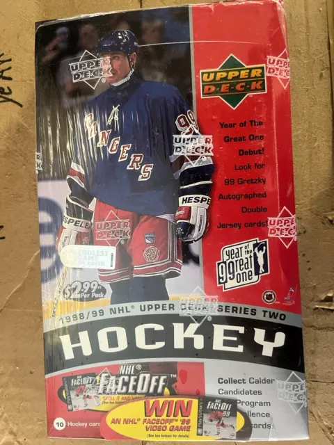 1998-1999 upper deck hockey hobby box