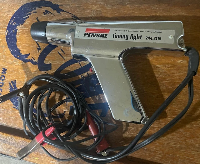 Vintage Sears Penske Chrome Timing Light 244.2115