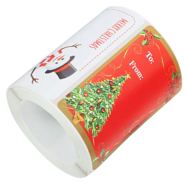 1 Roll of Delicate Sealing Label Stickers Gift Box Wrapping Stickers Envelope