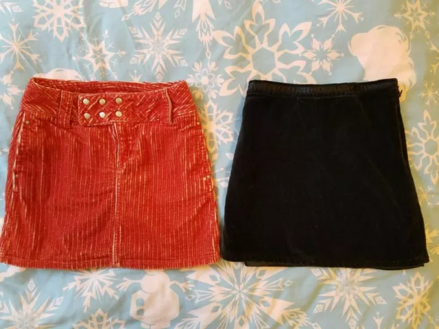 2 pc Lot DIESEL and Childrens place skirts sz 6X 7 8 GORGEOUS.,./