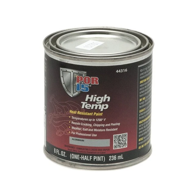 Collettore Scarico Por15 Vernice Resistente Al Calore Alluminio 236Ml Spedizione Rapida Nuovo