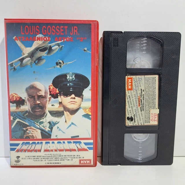 ACTION VHS TAPE Iron Eagle II 1988 GREEK SUBS PAL Louis Gossett Jr. ZSV