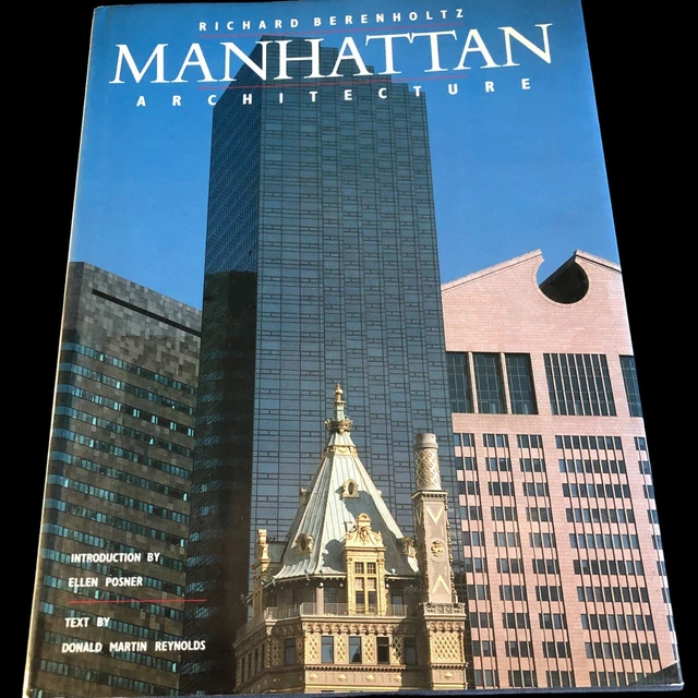 MANHATTAN ARCHITECTURE COFFEE Table Book Photos by Richard Berenholtz EUR 20,70 PicClick FR