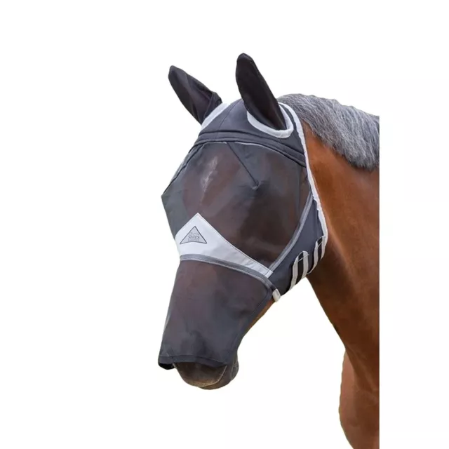 Shires Fine Mesh Horse Fly Mask With Ears & Nose ER475