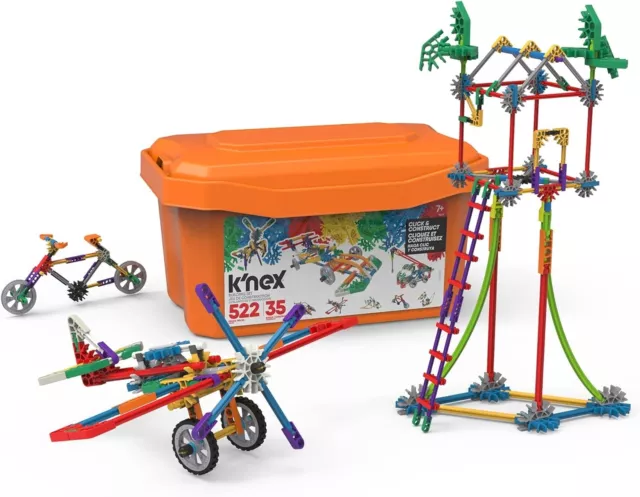 K'NEX | Click and Construct Value Building Set with Storage Tub | Educational T