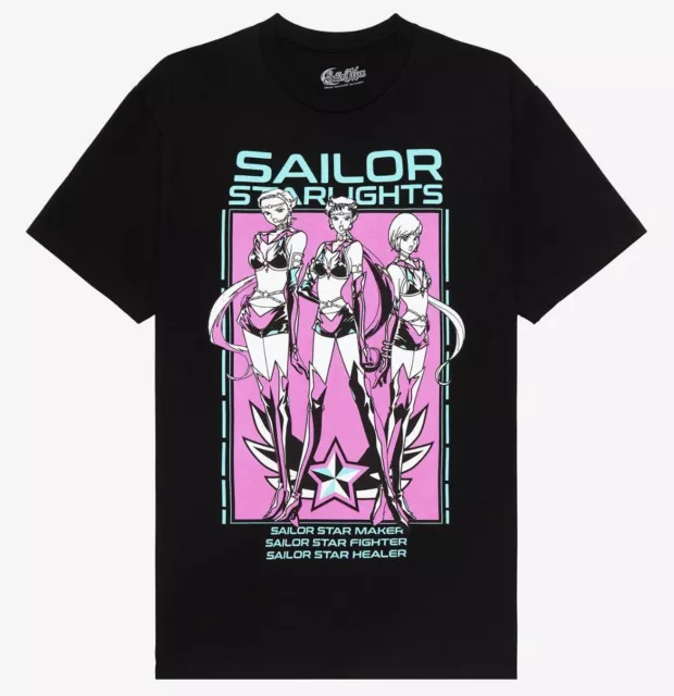 Sailor Moon Starlights T-Shirt Mens LARGE
