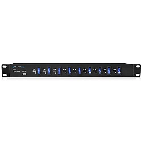 TECHNICAL RACK MOUNT Power Supply Surge Protector with 9 Power switches ...