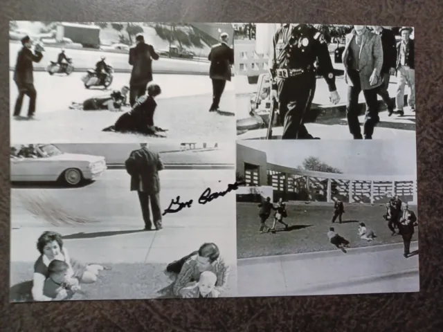 GENE BARNETT Authentic Hand Signed Autograph 4X6 PHOTO -COP - JFK ASSASSINATION