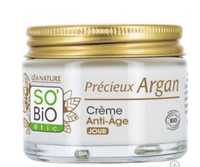 SO'BiO étic Précieux Argan Crème de Jour Anti-Age