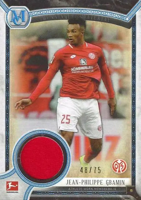 2018-19 Topps Bundesliga Museum Collection Meaningful Material Relic Sapphire 75