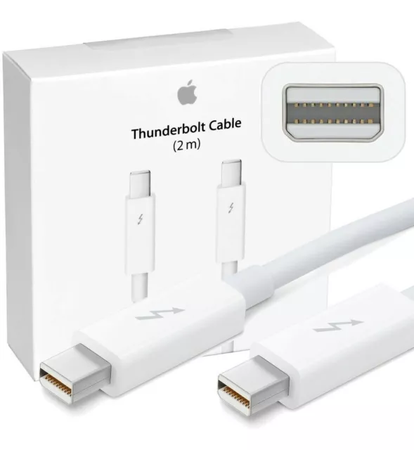 Genuine Apple Thunderbolt 2 Cable Cord 6ft TB2 Male to Male MD861ZM/A  MD862ZM/A