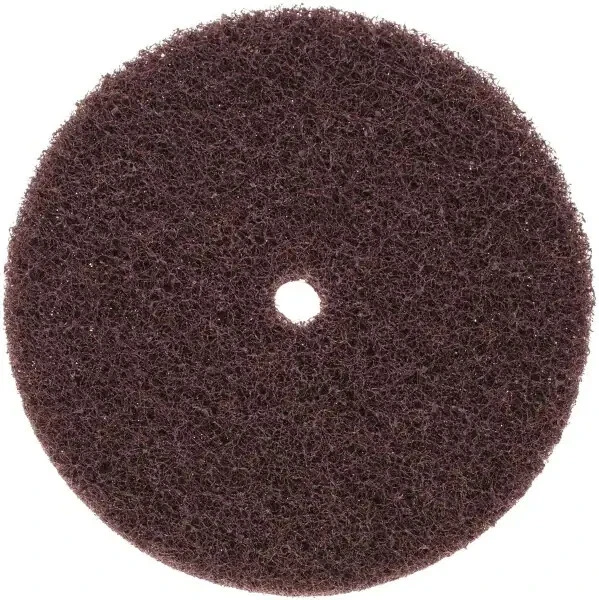 3M 04188 Scotch-Brite 6"x1/2" A/O Medium High Strength Deburring Disc, 100 Pcs