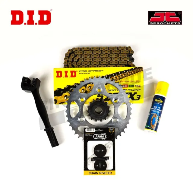 DID JT Silent X-Ring Chain and Sprocket Kit for Yamaha FZS600/S Fazer 1998-03