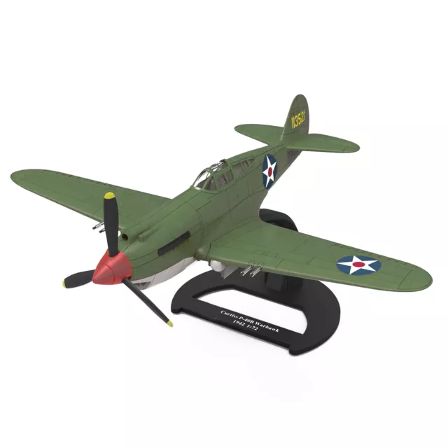 13.5CM 1/72 Model WWII P- 40B WARHAWK FIGHTER Aircraft Plane Model Collection o