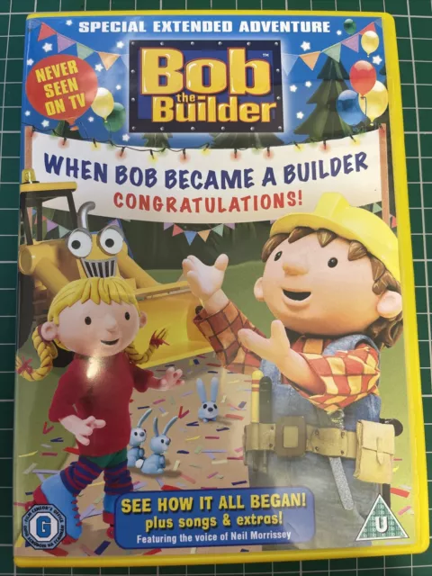 BOB THE BUILDER - When Bob Became A Builder [DVD], Bob the Builder ...