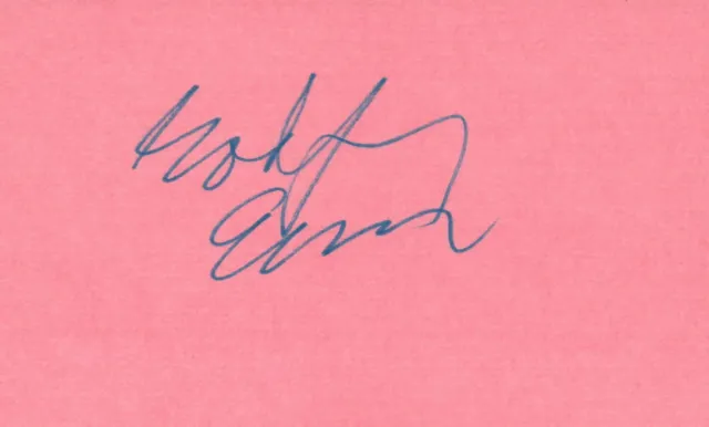 Godfrey Cambridge Actor Comedian 1975 TV Autographed Signed Index Card JSA COA
