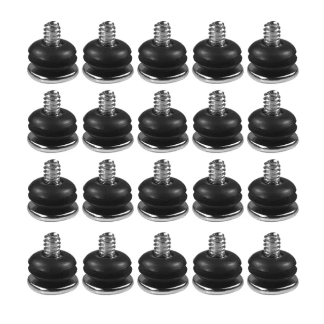 Hard Disk Damping Screw 3.5 Thick Tooth Step Screw for w/ Rubber for 3.5