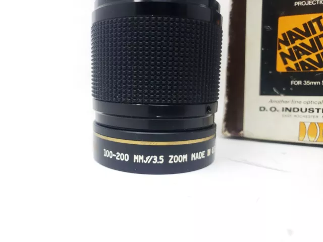 D.O. Lente zoom proyector deslizante Kodak Industries Golden Navitar 100-200 mm f/3,5 2