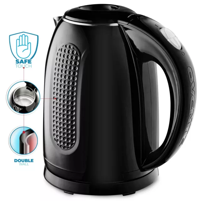 Ovente Electric Hot Water Kettle Boiler 1.7 Liter Stainless Steel, KD64 Series