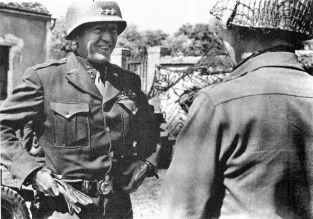US WW2 PHOTO Patton Ike Normandie Dday Utah Omaha para veste Airborne ...