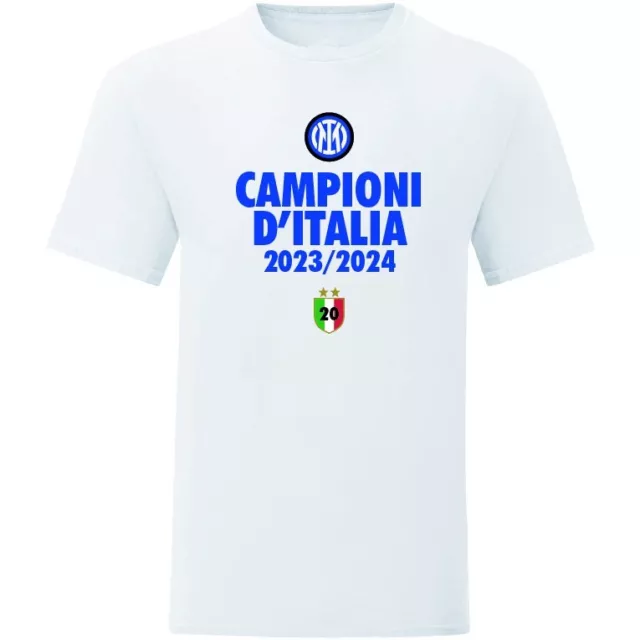 Tshirt SCUDETTO INTER CAMPIONI D'ITALIA 2023/2024 maglia calcio stadio