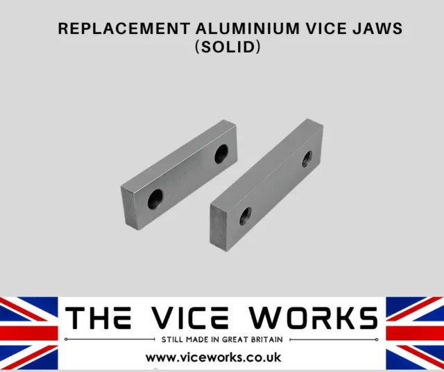 New Aluminium SOFT JAWS for RECORD VICE - ALL TYPES (No3 No4 No5 No6 No23 No25).