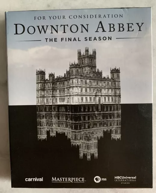 Downton Abbey The Final Season (3 Disc DVD) Emmy Screener FYC Booklet