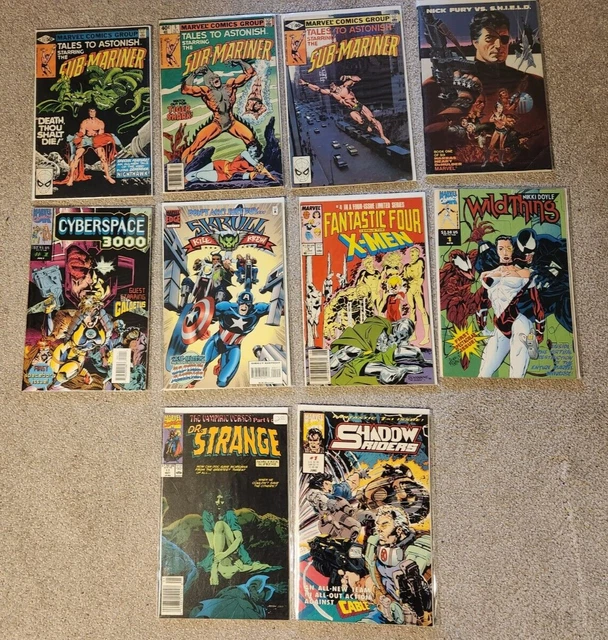 10 issue Marvel comics lot - Xmen, Fantastic Four, Dr. Strange, Venom - LOOK!