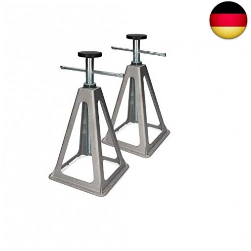 TRMLBE Unterstellbock 2er Set - Höhenverstellbar Für Wohnwagen Bis 1000kg