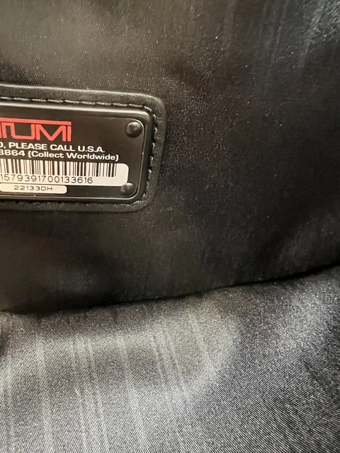 Preowned Tumi Alpha Tri-fold 21” Carry On Garment Bag 22133DH Black Ballistic 4