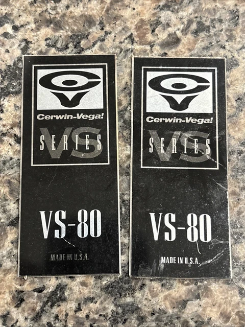 2X Cerwin Vega Pro Audio Calcomanías Pegatinas Troqueladas - España