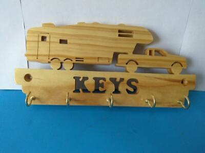 5th wheel trailer key holder wood (keyholder)