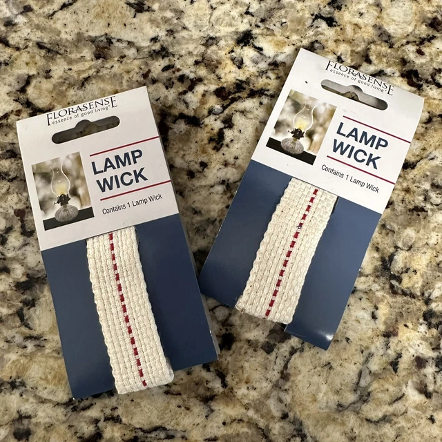 Florasense Lamp Wick For Oil Lamps Lot Of Two Light Camping Replacement