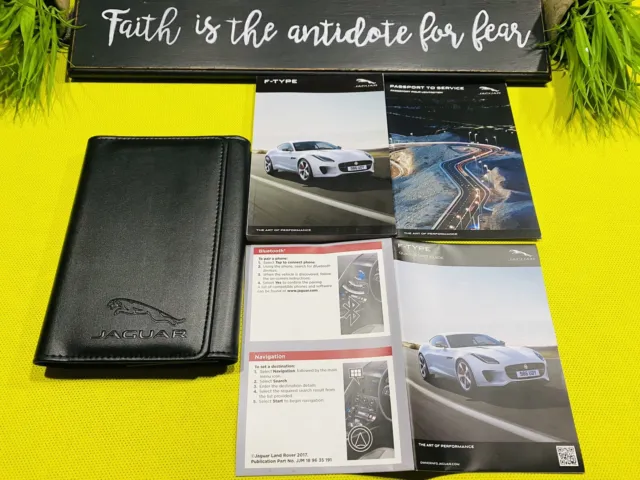 2019 Jaguar F-Type F Type Owners Manual +Navi Info Ftype Coupe Convertible R Svr