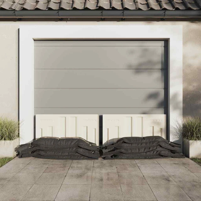 Vidaxl Sacchi di Sabbia 10 pz Verde Scuro 103x25 cm in HDPE