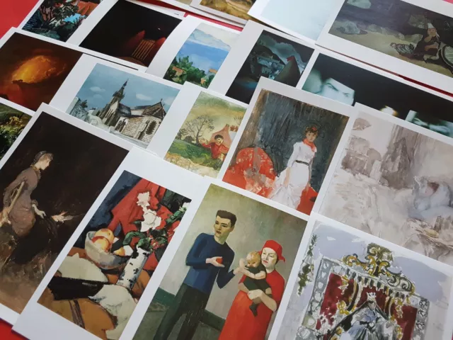 Set of 20 Different Art Postcards, Whistler, Fry, Wood, Corinth, Gertler, Peploe 3