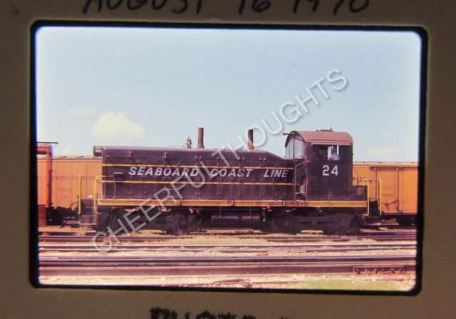 Original '70 Ektachrome Slide  SCL Seaboard Coast Line 24 NW2 Jacksonville 38S38