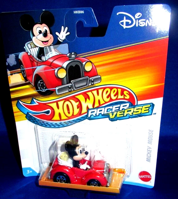 MATTEL DISNEY MICKEY Mouse Collector Hot Wheels Racer Verse New 2023 £