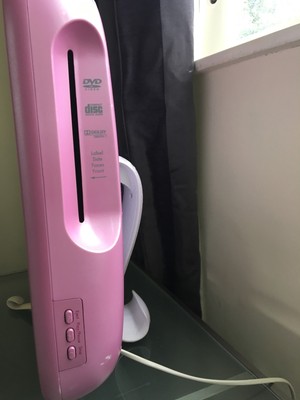 RARE Disney Princess Pink LCD TV & DVD combo Freeview 19" 7