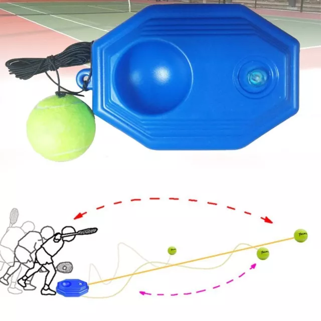 Praxis Tennis-Trainings-Aids-Basis Self-Duty Rebound Tennis Trainer  Im Freien