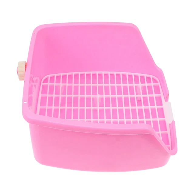 Lettiera Per Conigli Orinatoio Toilette Per Piccoli Animali Domestici - 7