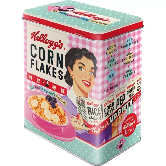 Nostalgic-Art - Boîte de Conserve de Rangement en Métal - Kellogg's Hostess