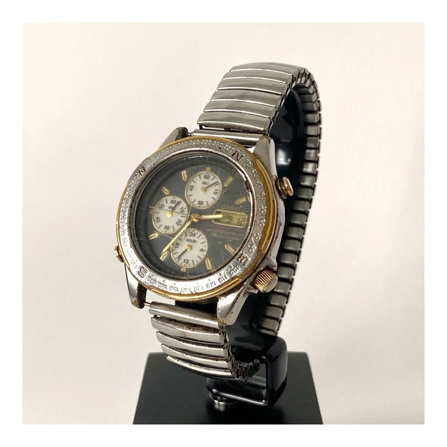 Montre Bracelet Intertronic Homme – Vintage Quartz – Année 2000 – Fonctionne Très Bien