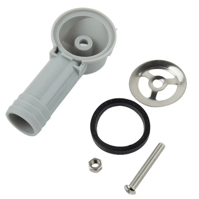 1 pieza para piezas de fregadero de cocina blanco sello residuos grifo desbordamiento bung repuestos ABS, Reino Unido