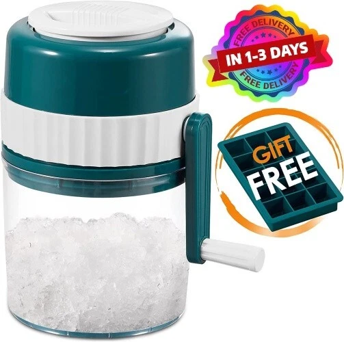 Maquina de Moler Hielo Para Minuta de Nieve Fiesta en el Hogar Snow Cone Maker