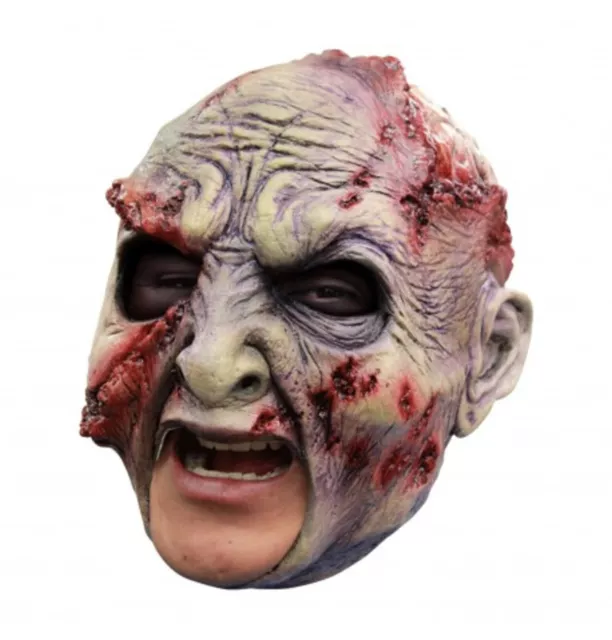 Voll Kopf Gesichts Maske Zombie Untoter Horror Monster Halloween Latex Killer