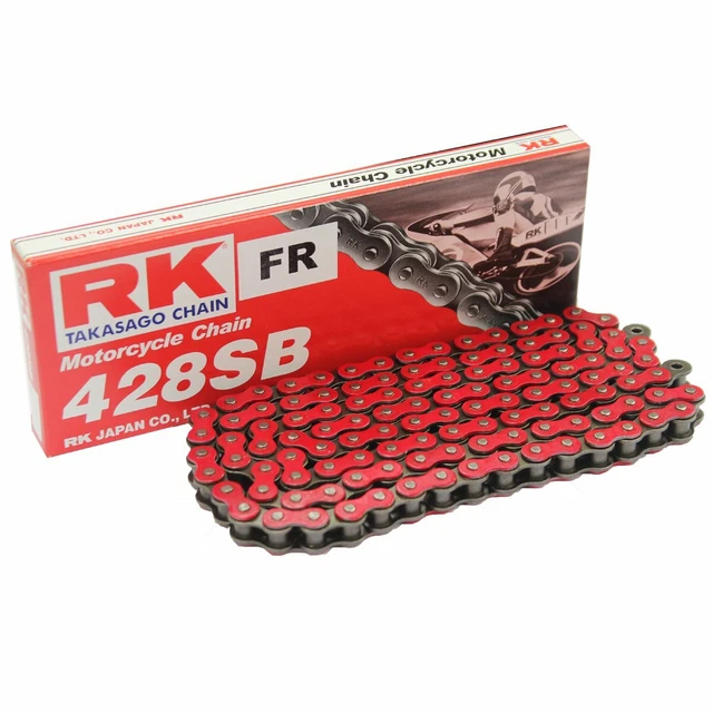 RK Set Catena Rinforzato Rosso Hyosung Rt 125 Karion Anno Fab. 2004-2012